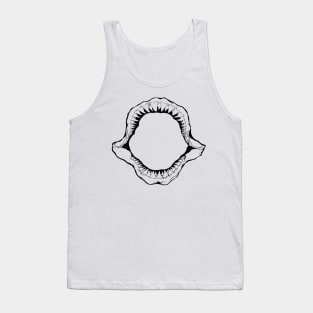 shark jaws fishing Tank Top